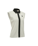 ANEW Golf Women's SM Collared Sleeveless - Light Beige