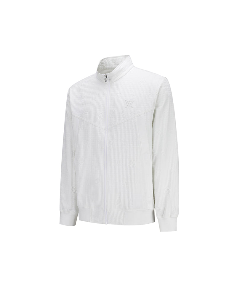 Men's Embo Logo Jacket - White