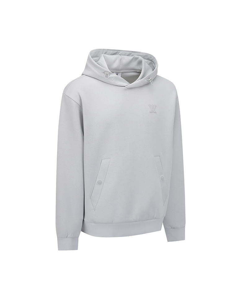 Men's FA Hooded Sweatshirt - Light Grey