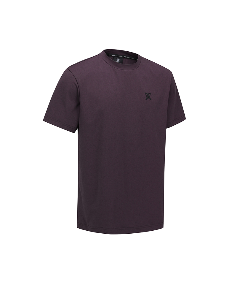 Men's FA Essential Round T-Shirt - Burgundy