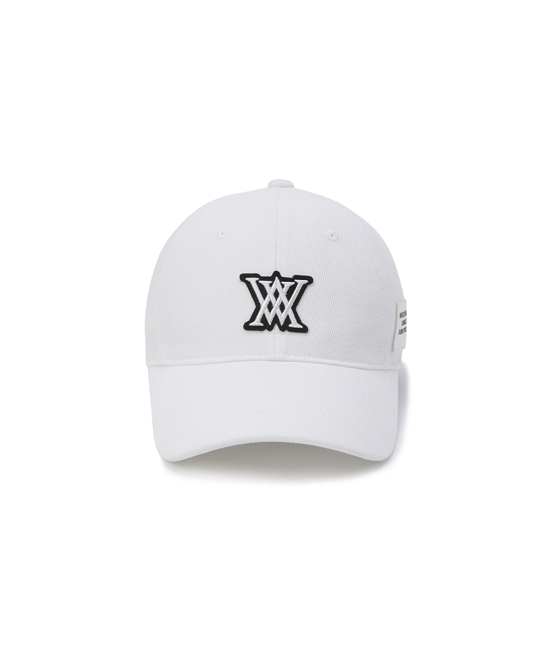 Unisex Cotton Ball Cap - White