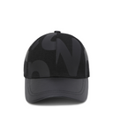 Unisex Big Wording Cap - Black