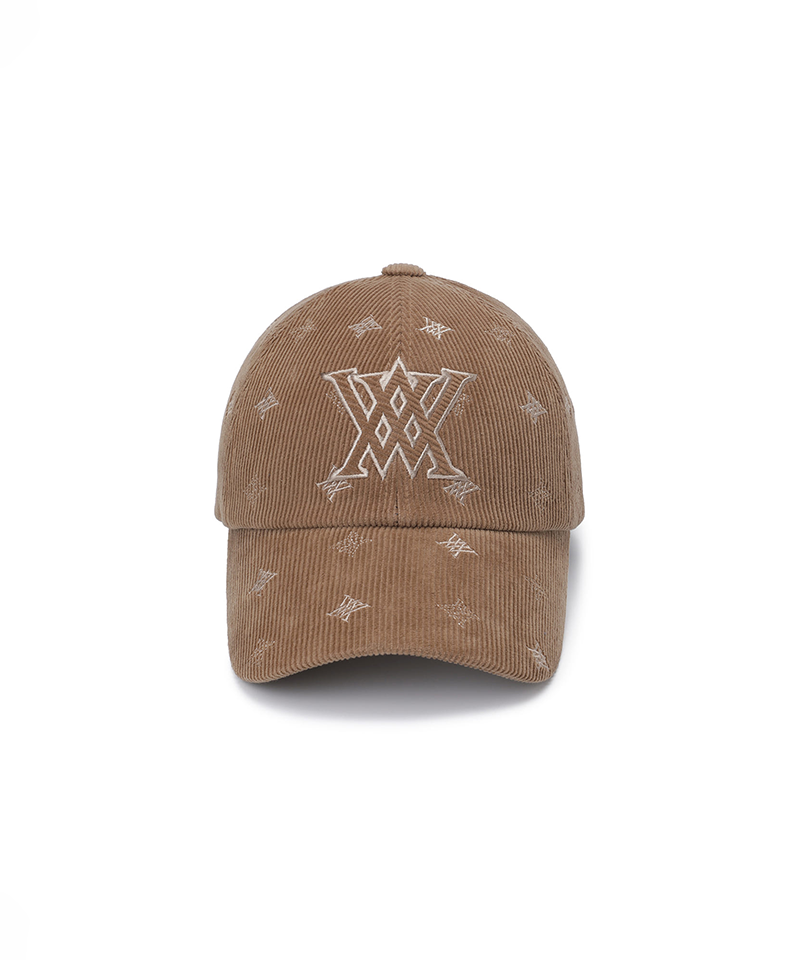 Unisex Corduroy Cap - Beige