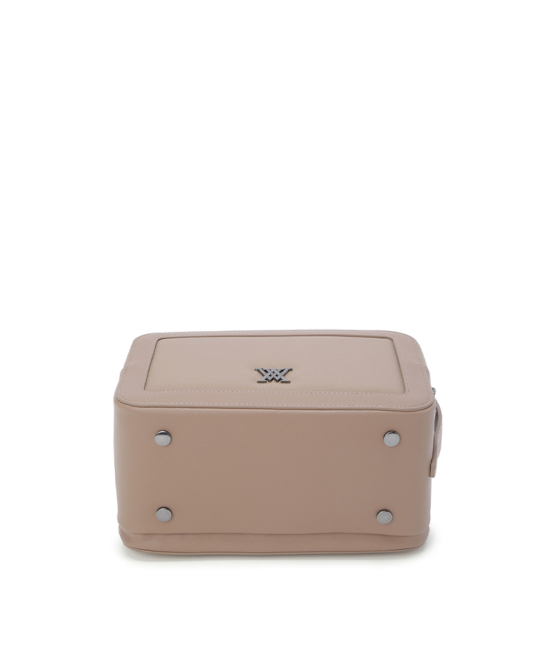 Uni Square 3Zip Pouch - Beige