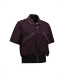Women's FA Essential Short Sleeve Jacket - Burgundy