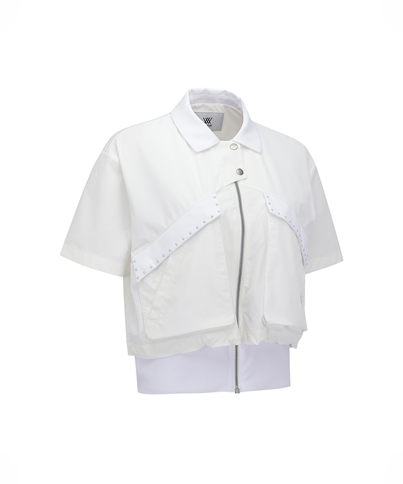 Women's FA Essential Short Sleeve Jacket - White – Anew Golf USA