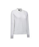 Women's FA Logo Pattern Sweater - White