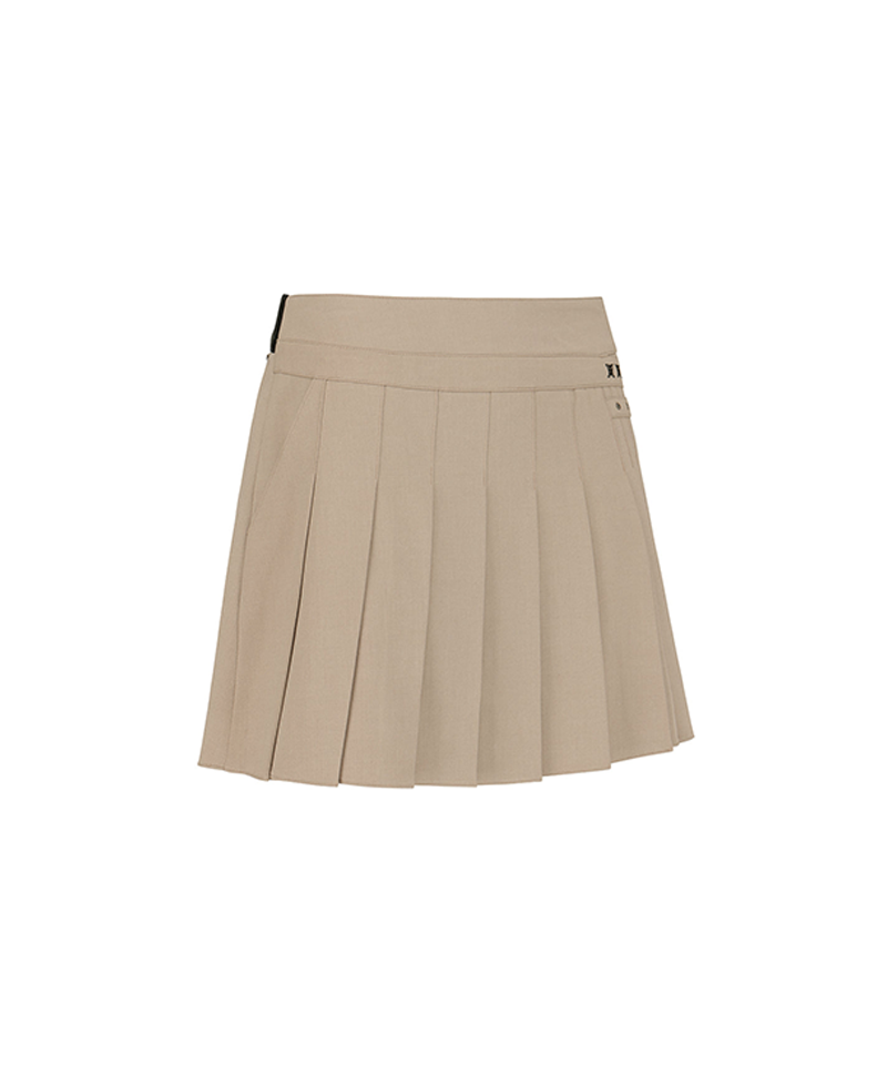 Women's Pleated Golf Skirt, Beige | Twisted Wrap — ANEW – Anew Women's Pleated Golf Skirt, Beige | Twisted Wrap — ANEW – Anew