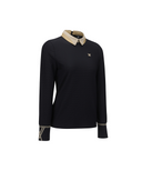 Women's FA Back Zip Long T-Shirt - Black
