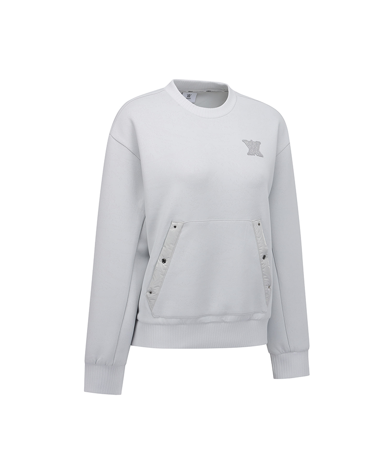 Women's FA Pocket Sweatshirt - Light Grey