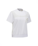Women's FA Hybrid Round Short T-Shirt - White