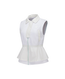 Women's FA Mid Length Vest - White