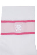 Women's 120 Medium Neck Socks - Off White