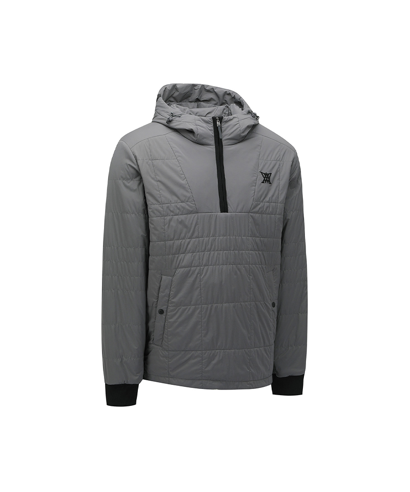 Men's WI Padded Anorak Jacket - Dark Grey