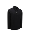 Men's WI Brushed Fleece Long T-Shirt - Black