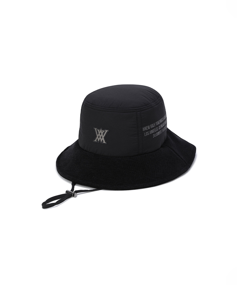 Unisex Shadowing Bucket Hat - Black