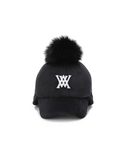 Women's Short Earflap Cap - Black