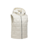 Women's WI Heavy Shadow Swing Down Vest - Cream