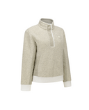 Women's WI High Neck Long T-Shirt - Cream