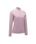 Women's WI Essential High Neck Baselayer - Dark Pink