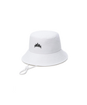 Unisex International Crown Bucket Hat - White