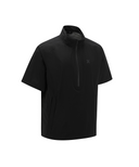 Men's Logo Half Zip Anorak - Black