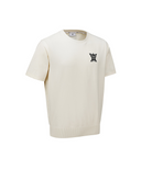 Men's Round Short Sleeve Sweater - Ivory