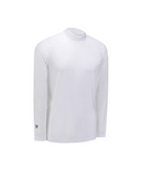 Men's Cooling Mock Neck Baselayer - White
