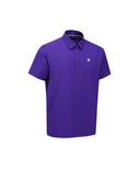 Men's Hybrid Solid T-Shirt - Purple