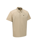 Men's Back Logo Point T-Shirt - Beige