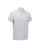 Men's Mock Neck Short Sleeve T-Shirt - Light Grey