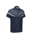 Men's Mock Neck Short Sleeve T-Shirt - Navy