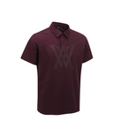 Men's Big Logo Solid T - Shirt - Wine