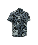 Men's Camo Pattern Short T-Shirt - Black