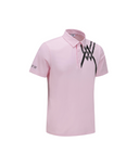 [Signature] Men's Logo Point Short T-Shirt - Light Pink