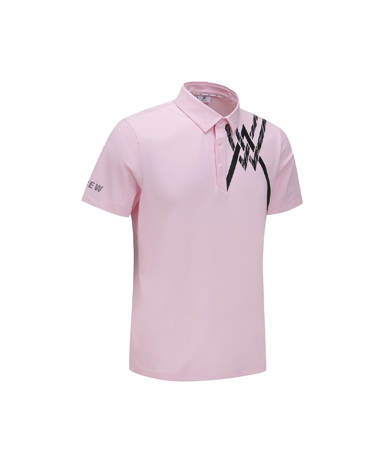 ☆ANEW GOLF☆ SILHOUETTE SHORT T-SHIRT Signature] Men's Logo Short T-Shirt - White – Anew Golf USA