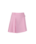 Women's Seasonal Pleats Half Pants - Pink