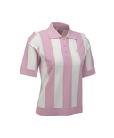 Women's Sailor Short Sleeve Sweater - Pink