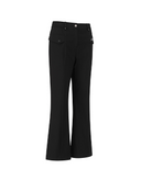 Women's Essential Boot Cut Pants - Black