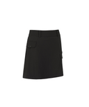 Women's Cargo Wrap Skirt - Black