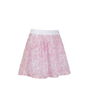 Women's Paisley Flare Skirt - Hot Pink