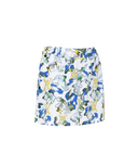 Women's Abstract Volume Flare Skirt - White