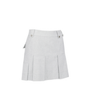 Women's Pleated Skirt - Light Grey