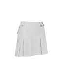Women's Pleated Skirt - Light Grey