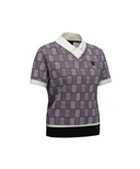 Women's Pattern Short T-Shirt - Pink