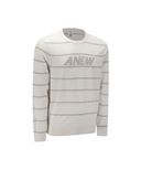 Men's Stripe Round Sweater - Ivory