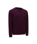Men's SP Cashmere Round Sweater - Wine
