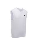 Men's Camo Jacquard Knit Vest - White