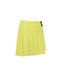 Women's Over Pleated Half Pants - Yellow