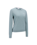 Women's SP Cashmere Round Sweater - Blue